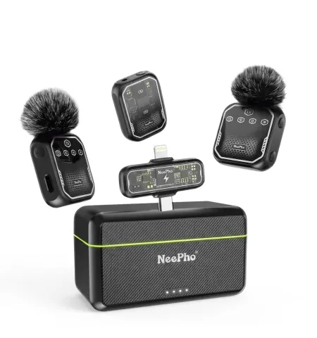 Neepho NP61 Wireless Microphone For Type-C iPhone & Camera