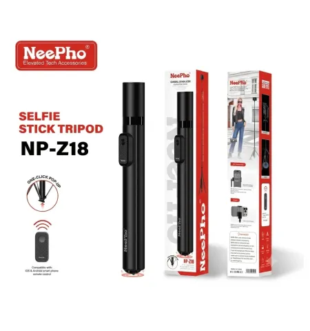 NeePho NP Z18 Selfie Stick Tripod With Bluetooth Remote