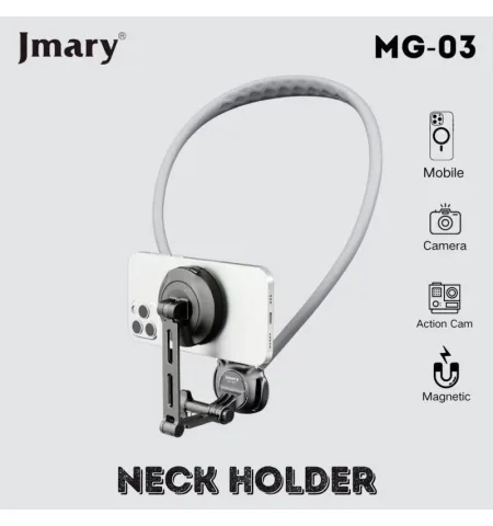 Jmary MG03 Magnetic Neck Phone Holder For POV Shooting