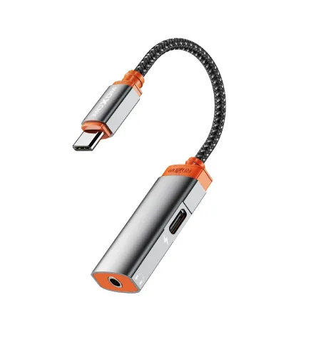 MOXOM LX-AX808 60W PD Fast Charging & 3.5mm Audio Converter Braided Cable