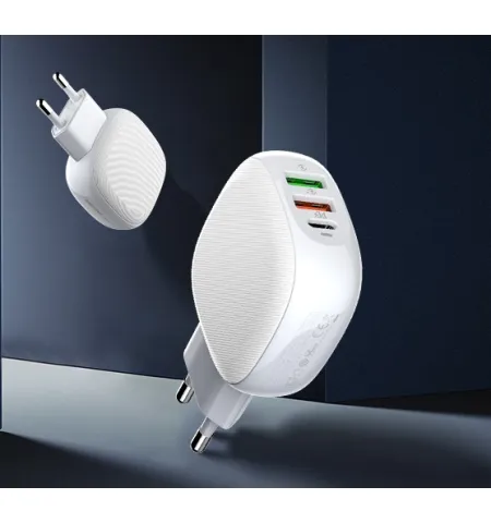 LDNIO A3510Q 32W PD&QC Quick Mobile Wall Charger With Cable