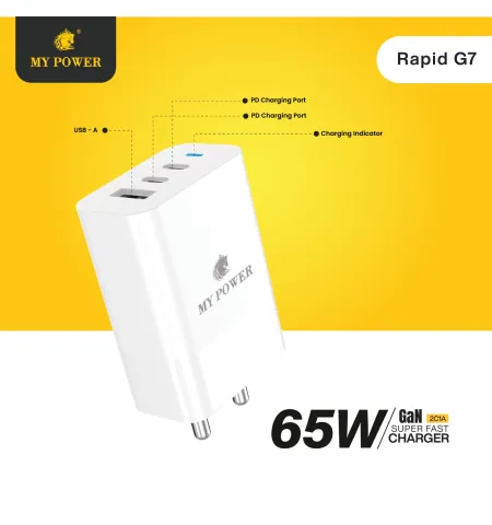 My Power Rapid G7 65W GaN Charger