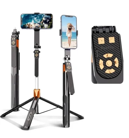 Neepho NP L6S Selfie Stick Tripod With Wireless Remote