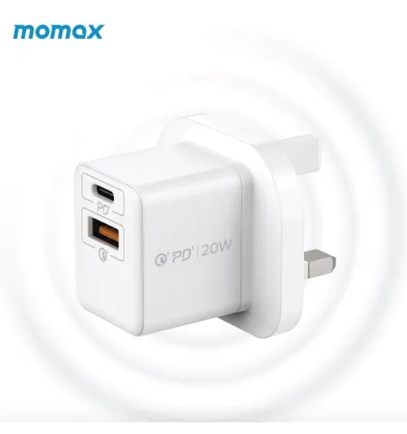 Momax UM36UK ONEPLUG 20W 2-Port Mini Charger