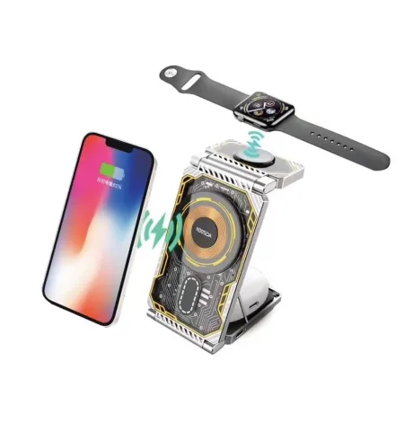 Koosda KSD W03 Foldable 3 In 1 Wireless Charger