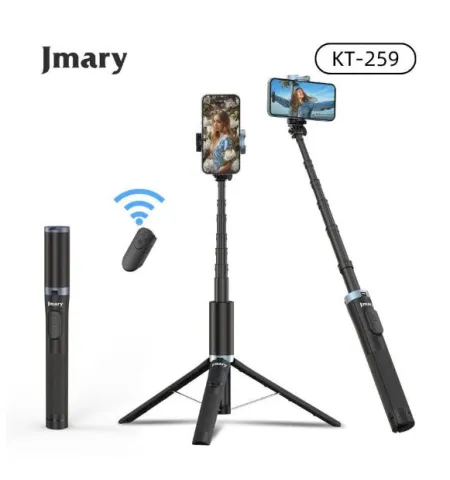Jmary KT259 1.6 Meter All In One Selfie Stick Tripod