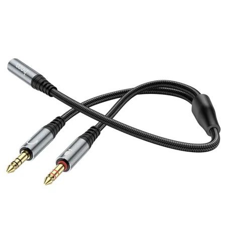 Hoco UPA21 3.5mm Female To 2*3.5mm Male Cable Audio Adapter