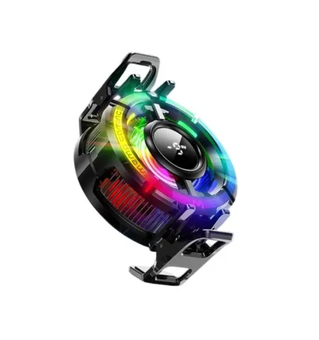 MEMO CX15 AI Digital Display Mobile Cooler Fan Colourful LED Light