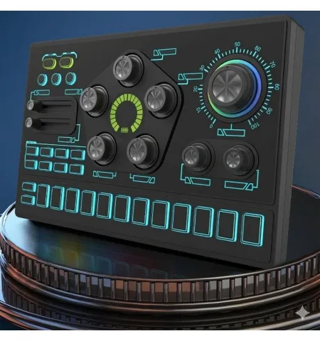 SX91 Multi‑function Professional Mixer Live Streaming Sound Card