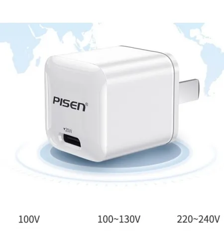 Pisen KPD201 20W PD Fast Charging Wall Adapter