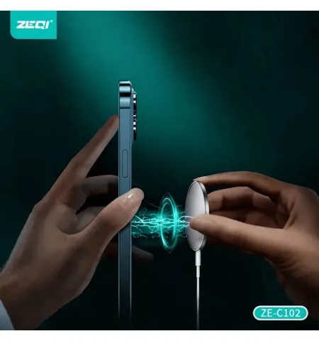 ZEQI C102 15W MagSafe Magnetic Wireless Fast Charger