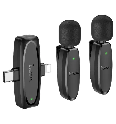 Hoco L15 iP+Type-C Dual Wireless Microphone