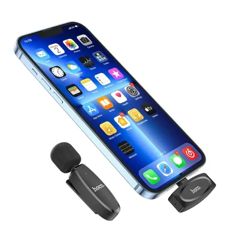 Hoco L15 Wireless Lavalier Microphone For iPhone