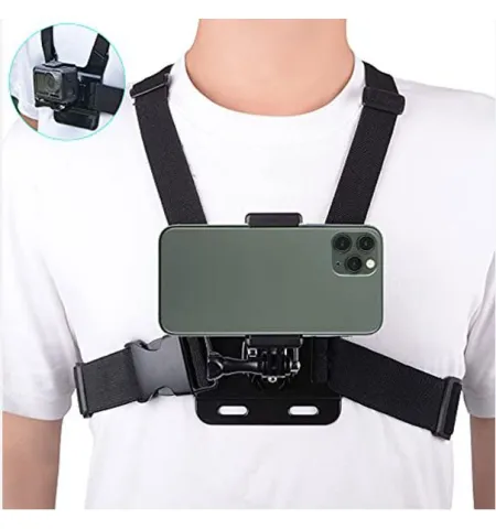 Phone Chest Mount Chest Harness Strap For All Mobiles