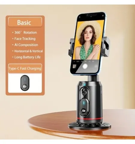 Q02 360° Auto Face Tracking Selfie Stick Tripod