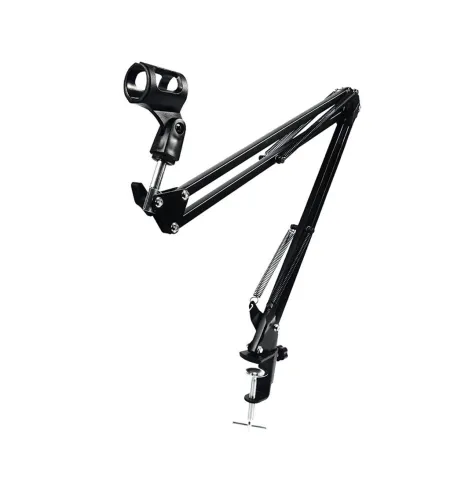 Professional Recording Microphone Stand Black Boom Suspension Scissor Arm