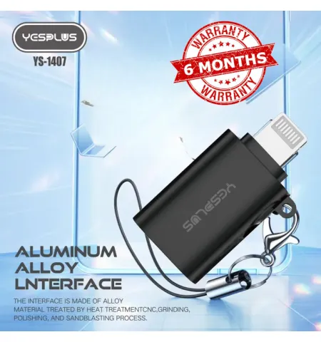 Yesplus YS 1407 OTG Lightning Adapter For iOS Devices