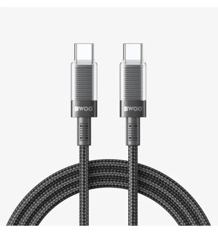 Bwoo X287C USB-C To USB-C PD 60W Fast Charging Nylon Braided Cable (1M)