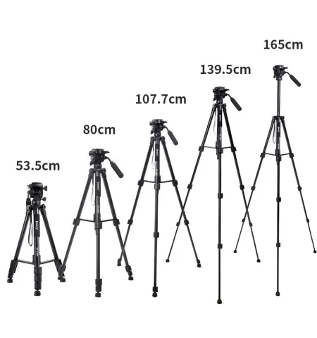 Jmary KP 2599 Professional Aluminum Tripodfor DSLR Camera