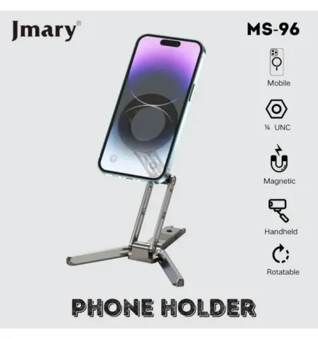 JMARY MS96 Magnetic Mini Tripod & MagSafe Phone Stand