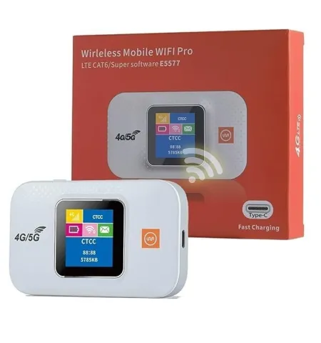 E5577 Portable 4G LTE Mobile Pocket WiFi Hotspot With SIM Slot