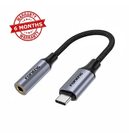 Foneng BM30 Metal Type C To 3.5mm Audio Cable