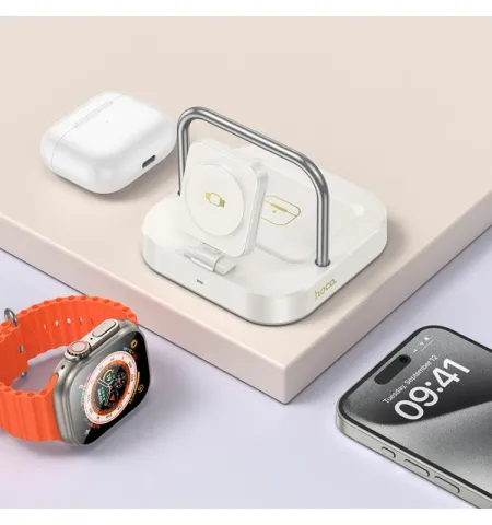 Hoco CQ16A 3 In 1 Desktop and Watch Wireless Charger Set