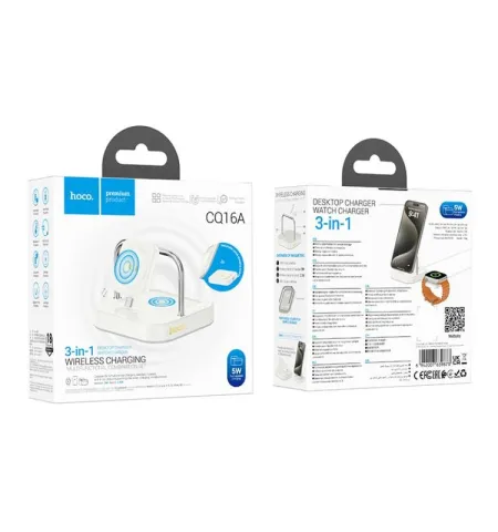 Hoco CQ16A 3 In 1 Desktop and Watch Wireless Charger Set