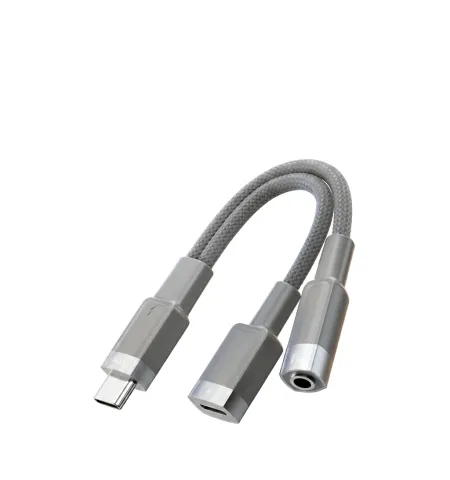Bavin AUX65 Type C To 3.5mm And Type C Audio Adapter Cable