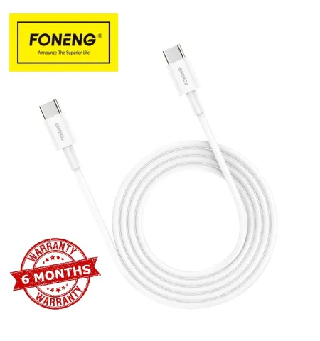 Foneng X55 60 Watt 2 Meter USB-C To USB-C Cable
