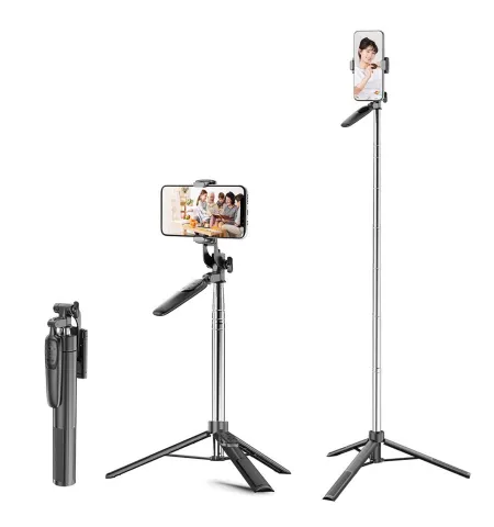 A36 1.6m Extendable Selfie Stick Mobile Stand Tripod With Bluetooth Remote