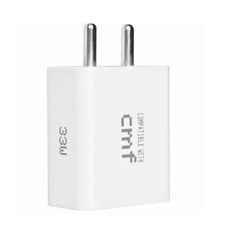 CMF 33w Type C Rapid Fast Charger Adapter Compatible With CMF Phone 1, Nothing Phone 1 2 2a 2a Plus