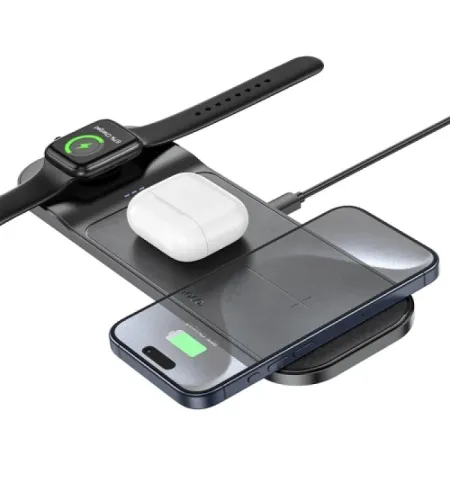 Hoco CQ5 Step 3-In-1 Wireless Fast Charger