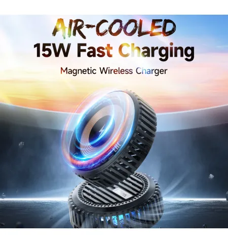 HOCO CW57 Air Cooled 15W Magnetic Wireless Fast Charger