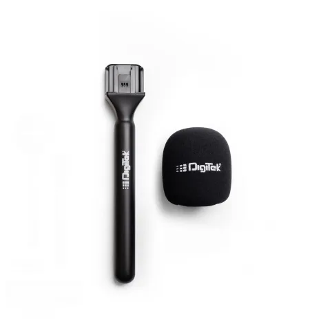 Digitek DHMA 101 Wireless Handheld Interview Adapter With Foam Windshield