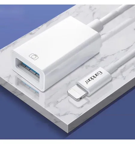 Earldom ET OT48 Lightning to OTG Adapter Jack + USB