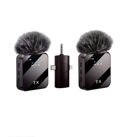 F11-2 Dual Wireless Microphone With 3 in 1 Receiver