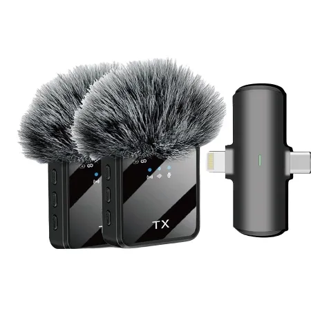 F15-2 2 In 1 Type C + iP Wireless Microphone