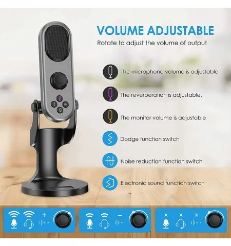 Jmary MC PW7 Professional USB Microphone With Noise Reduction