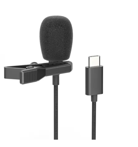 1.5 Meter Wired Lavalier Type C Microphone
