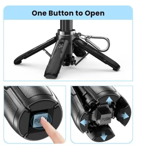 Jmary MT18 Mini Selfie Stick With Bluetooth Remote