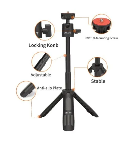 Jmary MT19 Mini Mobile Stand Selfie Stick Tripod