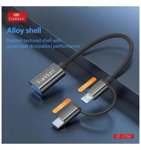 Earldom OT84 USB OTG 2in1 For Type C/Micro