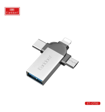 Earldom OT93 OTG + USB 3 In 1 Adapter