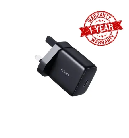 AUKEY PA R1P Swift 30W Nano Wall Charger With PPS Samsung Super Fast Charging