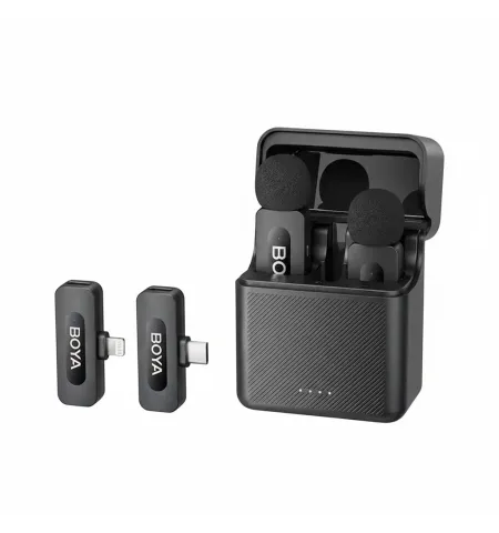 BOYA BY-V3 2.4GHz Dual-Channel Wireless Microphone System