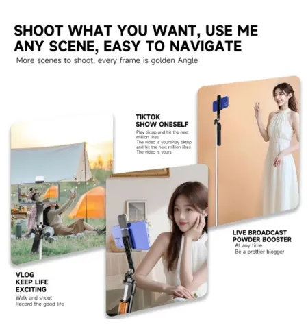 Neepho NP L6S Selfie Stick Tripod With Wireless Remote