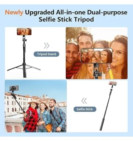 R16 Selfie Stick Mobile Phone Tripod With Bluetooth Remote Selfie Stick