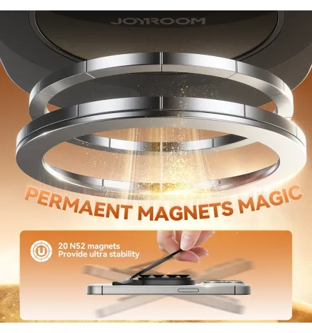 JOYROOM JR ZS418 Silicone Suction Cup Magnetic Phone Holder