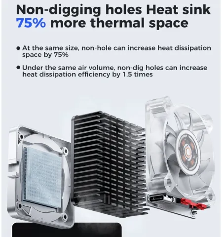 PLEXTONE MX2 30 Watt Tablet Pad Mobile Cooler Magnetic Semiconductor Cooling